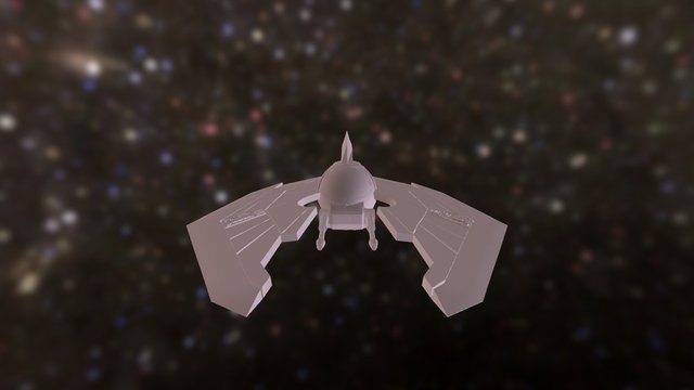 Alien Stealth Fighter 3D Model