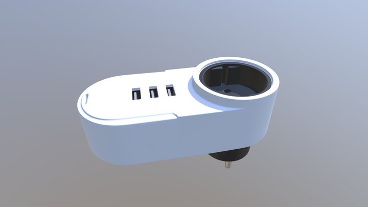 USB Adapter 3D Model