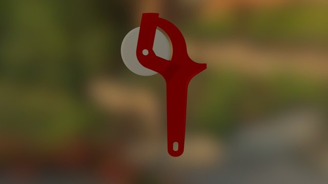 Original Pizza Cutter 3D Model