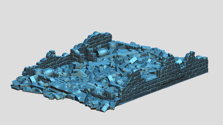 broken house 3D Model