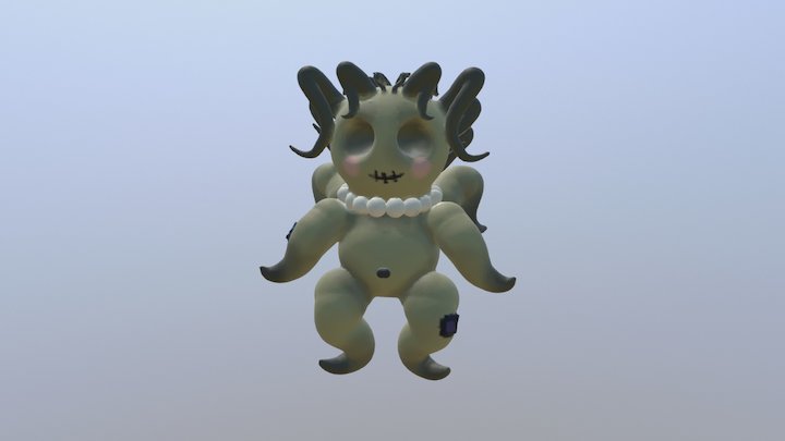 Creepy Doll 3D Model