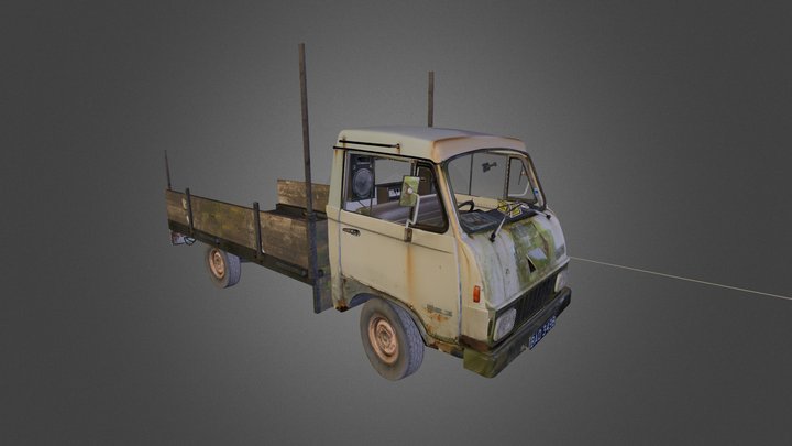 Rusty Truck 3D Model