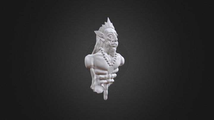 Jason Ryu Tanojo- Maskot Solo- UTS 3D Scultping 3D Model