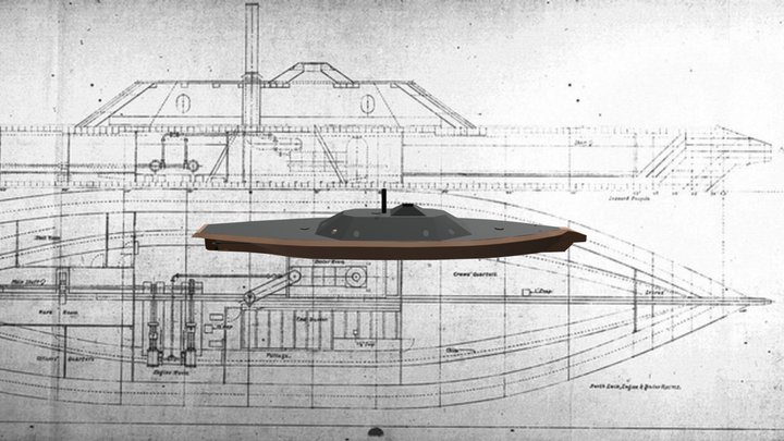 CSS Neuse 3D Model