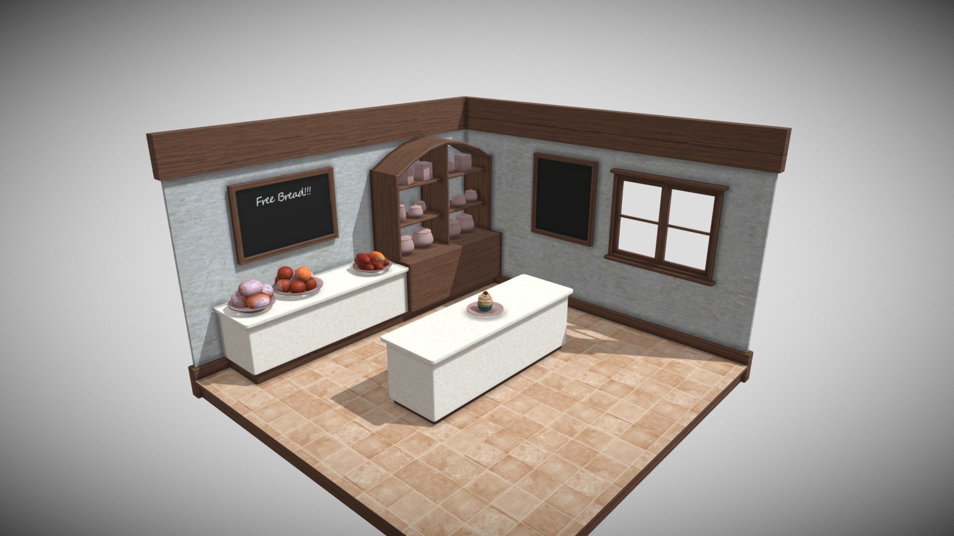 Bakery - 3D model by MatthewM (@hxtex) [af80ad3] - Sketchfab