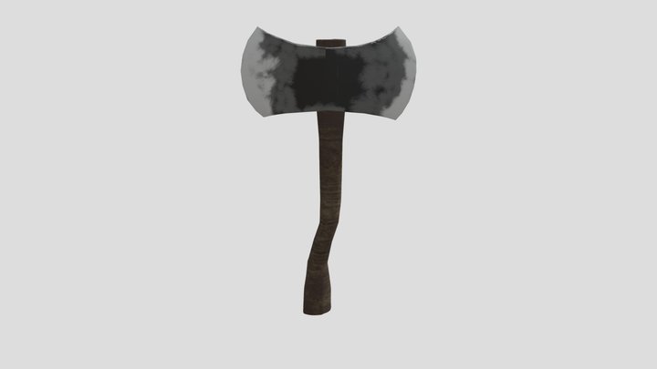 Weathered Axe 3D Model