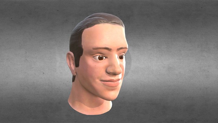 Zachary Levi Bust 3D Model