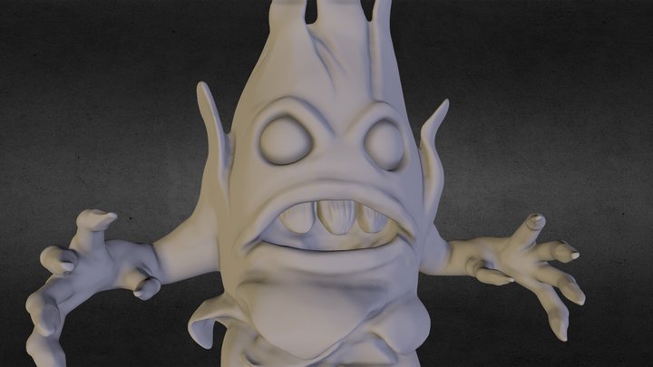 Monster Sculpt - DragonFruit 3D Model