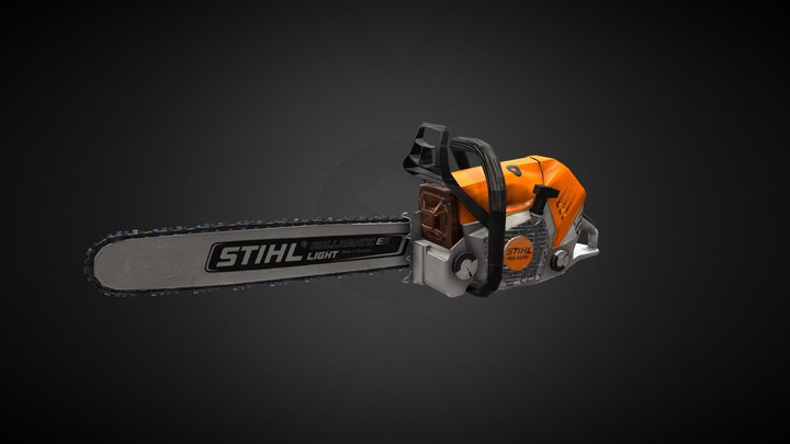 chainsaw STIHL MS500i 3D Model
