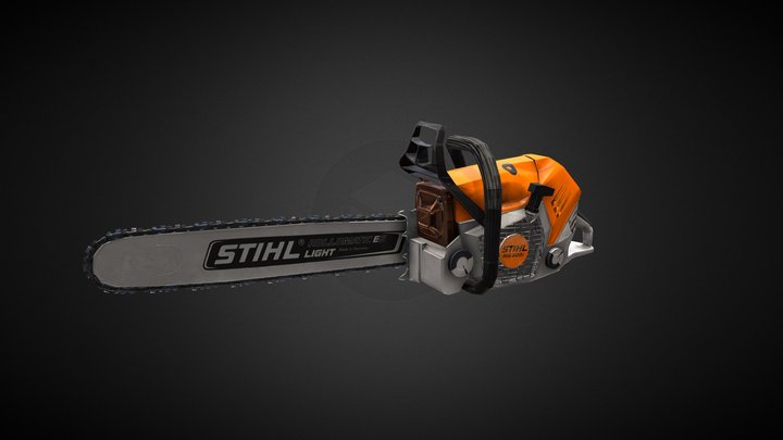 chainsaw STIHL MS500i 3D Model