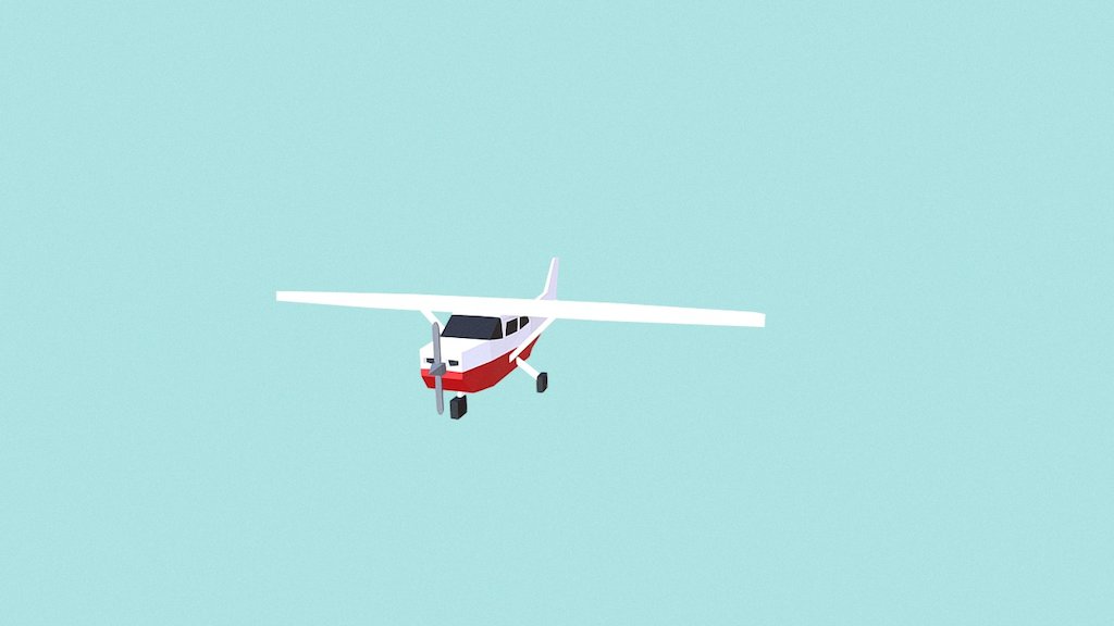 Low Poly Cessna