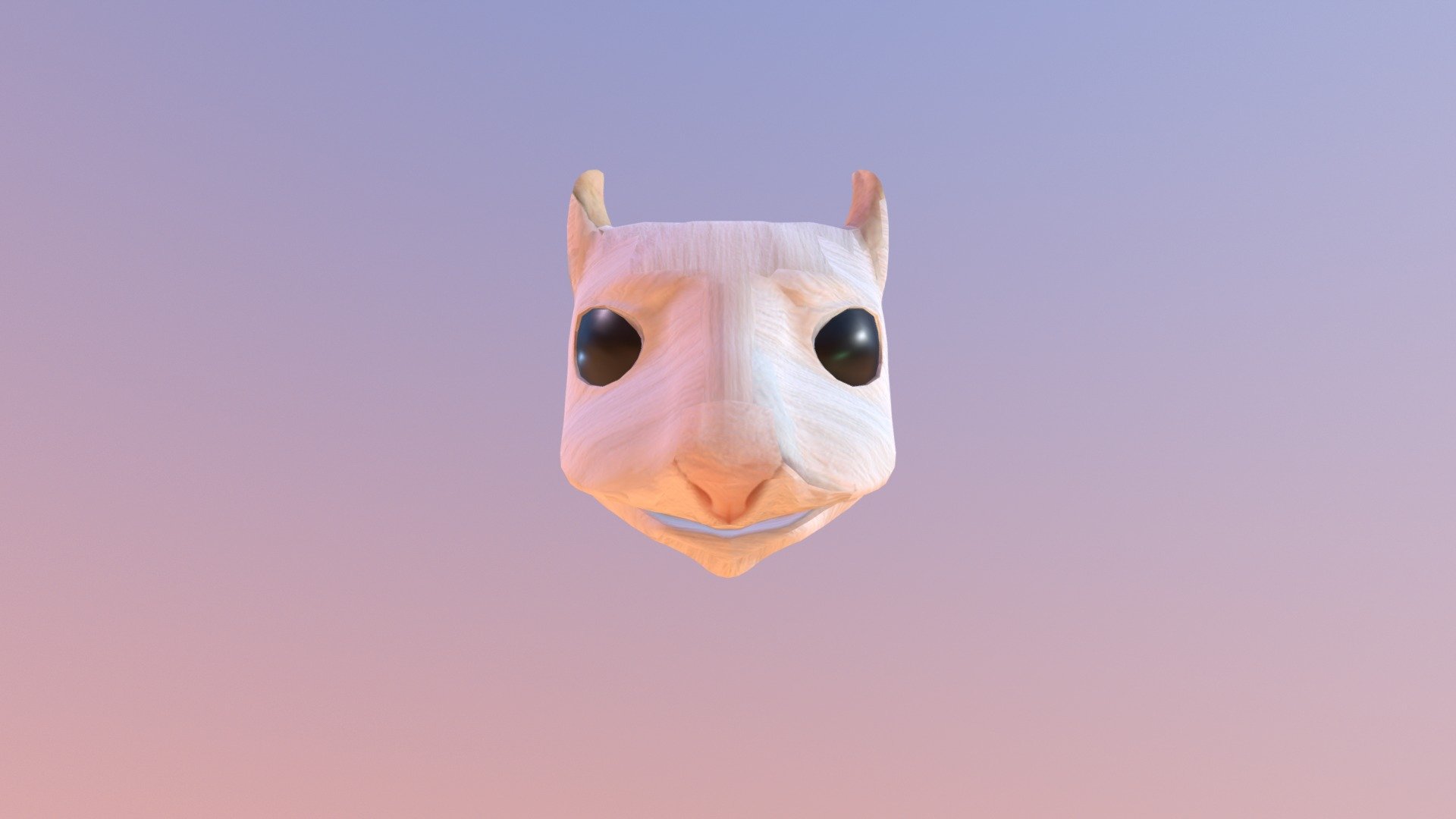 face albino squirrel