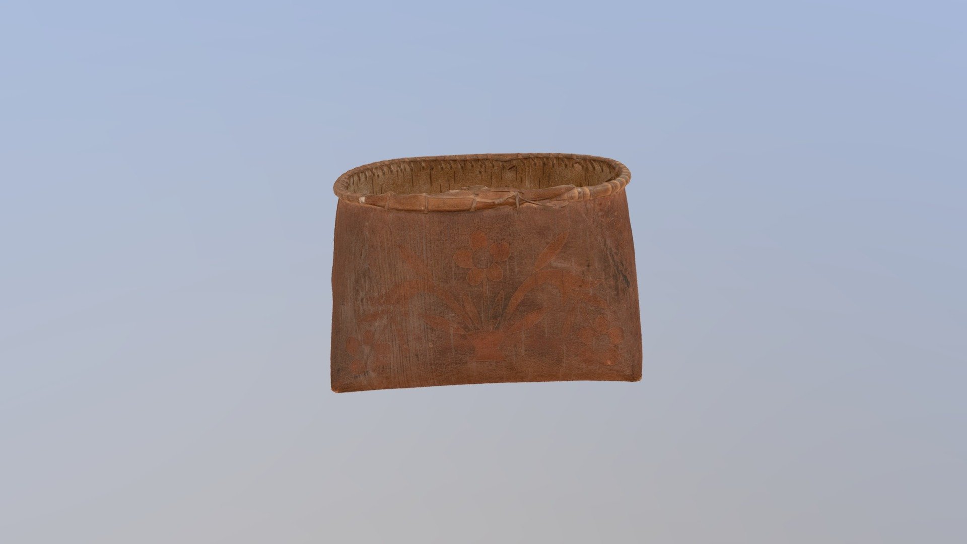 Leather Basket— Natick Historical Society