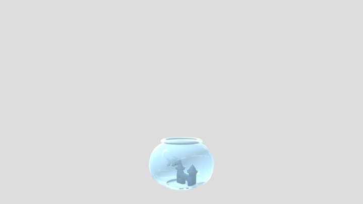 goldfish and props 3D Model
