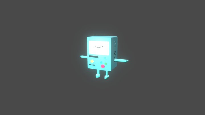 BMO pose T 3D Model
