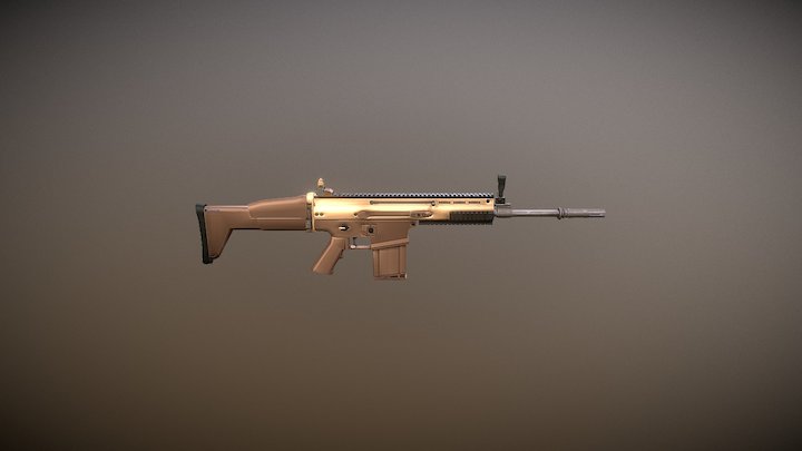 FN SCAR 3D Model