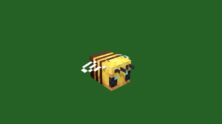 Minecraft Bee – Kostenloses 3D-Modell STL