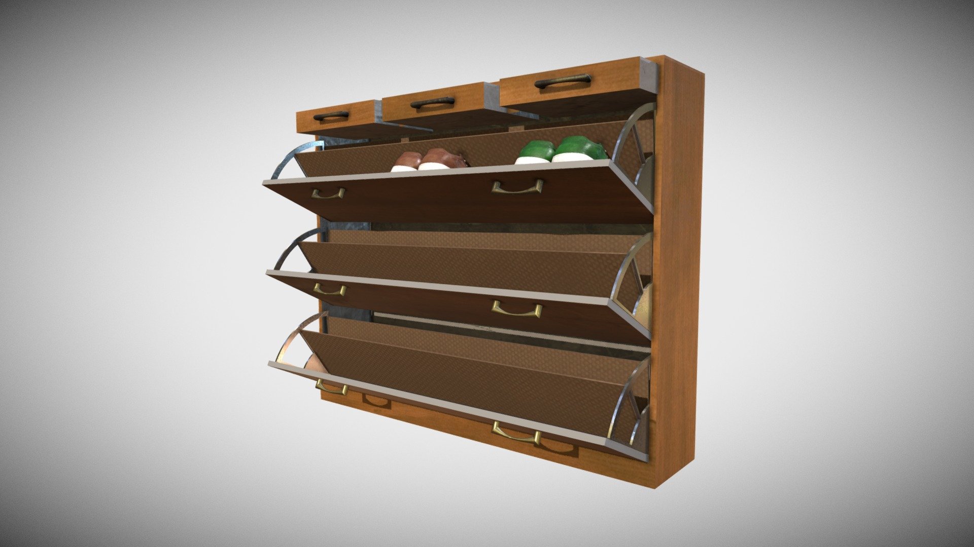 Shoes Rack Download Free 3D model by Francesco Coldesina