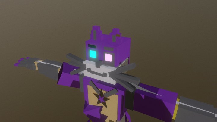 Cat Star 3D Model