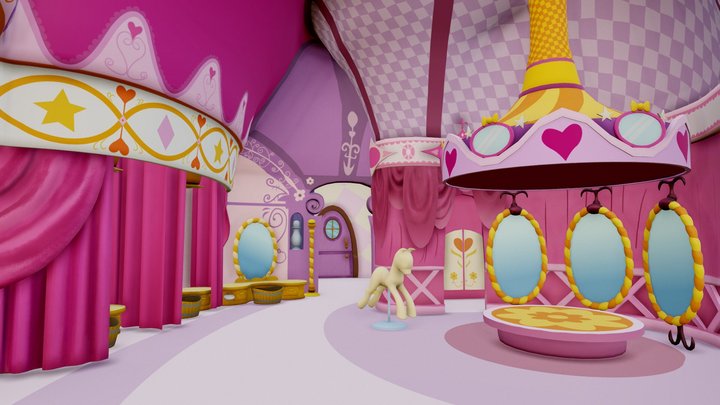 Carousel Boutique - Interior 3D Model