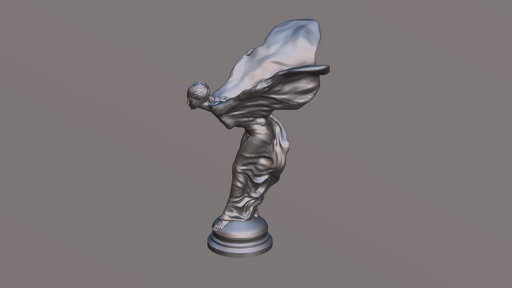 The Spirit of Ecstasy 3D Model