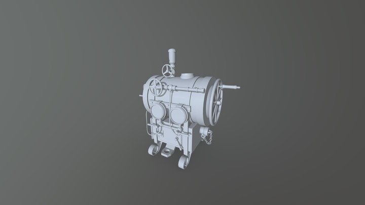 steam machine 3D Model