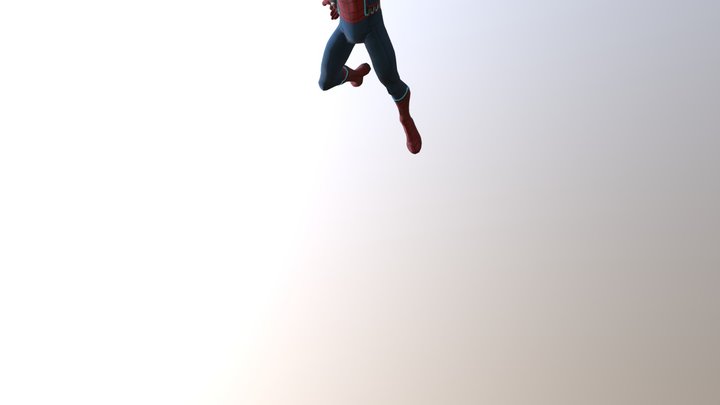 spiderman swining 3D Model