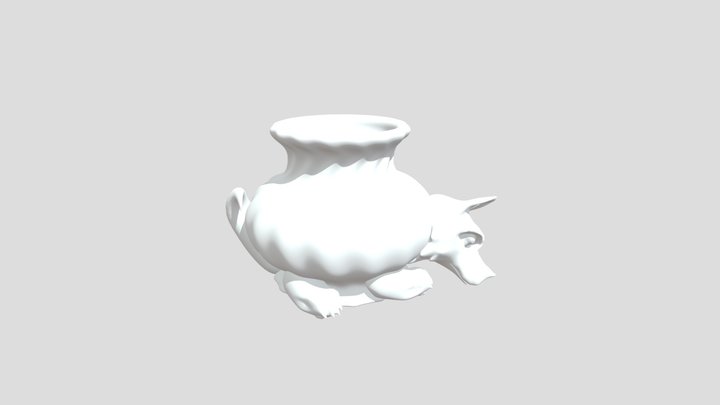 Dog pot 3D Model