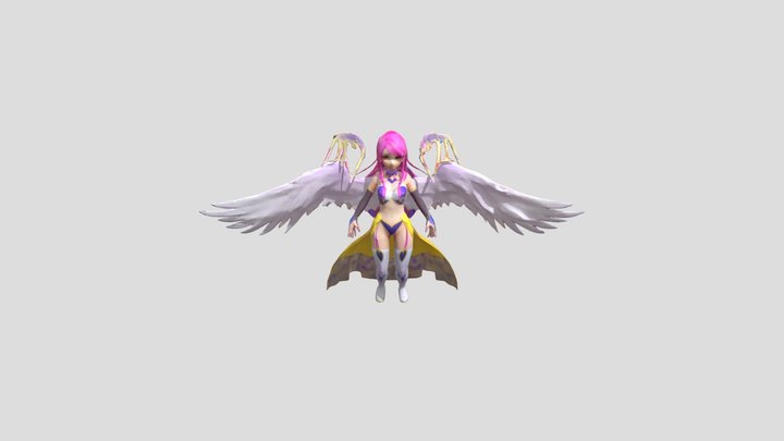Angel of the Library 3D Model