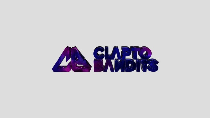 Clapto Bandit Logo 3D Model