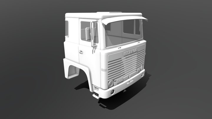 Scania 141 Cabin 3D Model