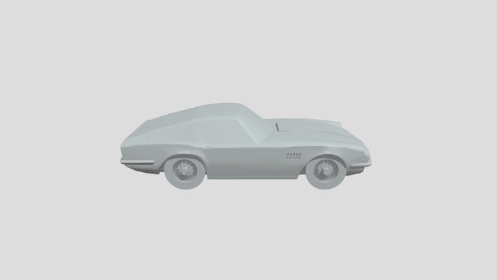 AC 428 Frua 1965 scale1-65 lowpoly 3D-printing