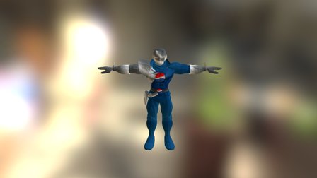 Captain Pepsiman 3D Model
