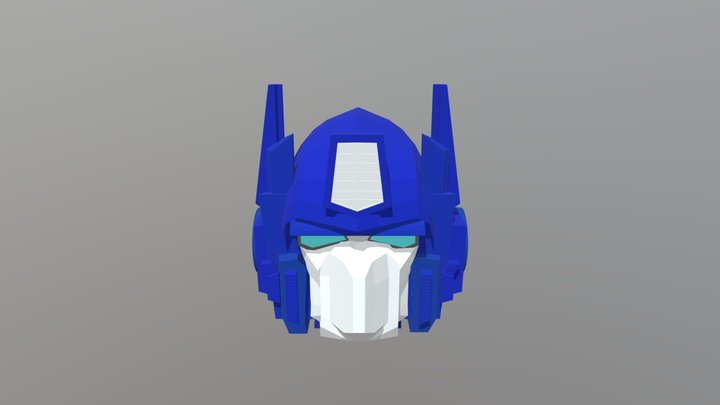 Optimus Prime's head classic G1 model 3D Model