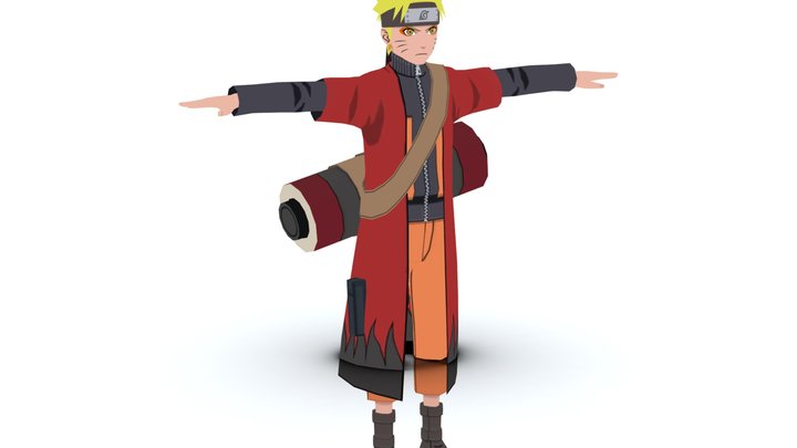 Naruto-sage 3D Model