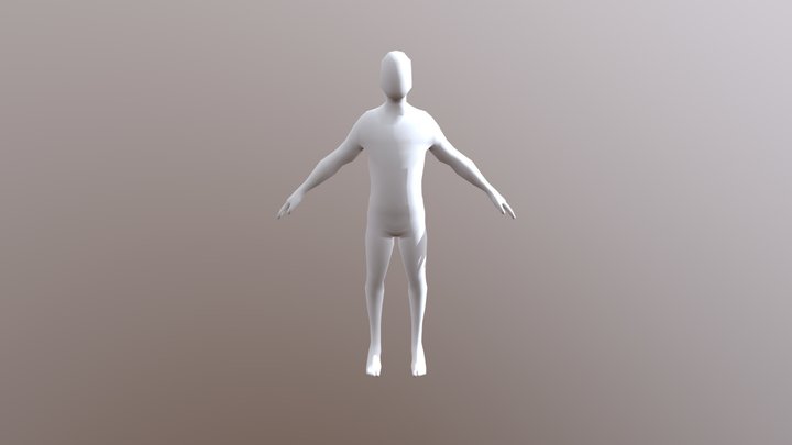Base Mesh Male 3D Model
