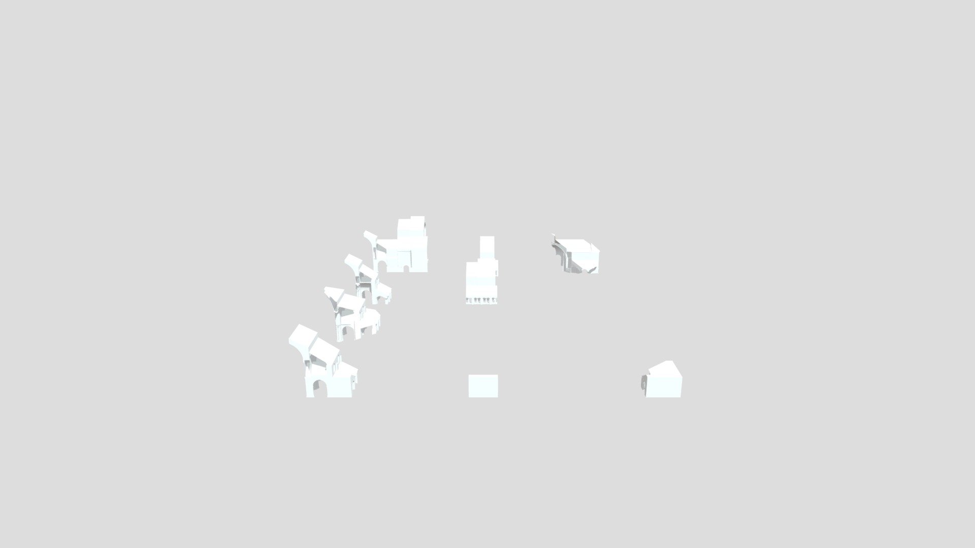 Fontaney Abbey Pieces 3D