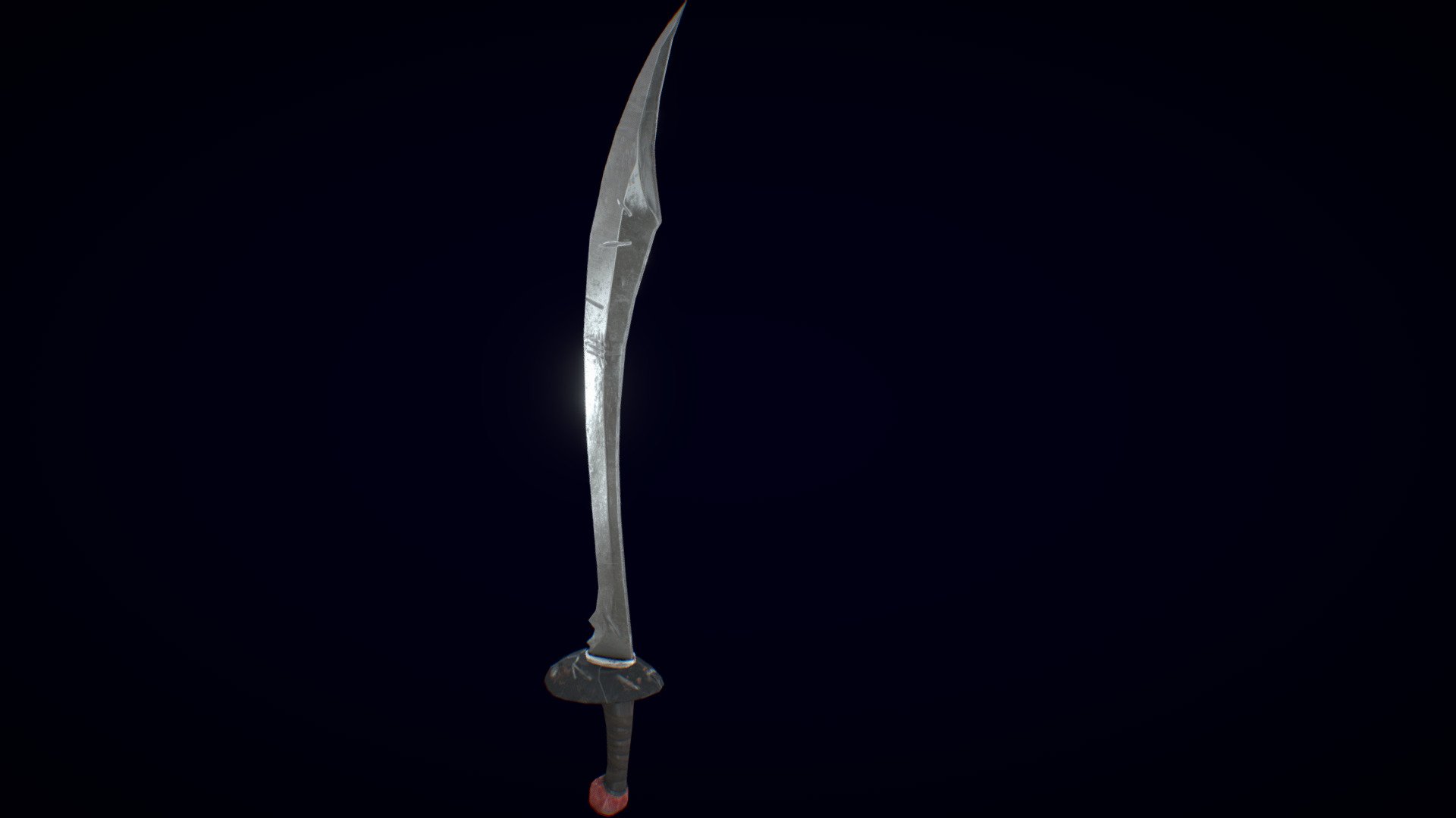 Scimitar - 3d Model By Trevor (@trevorwh) [af92cd8] - Sketchfab