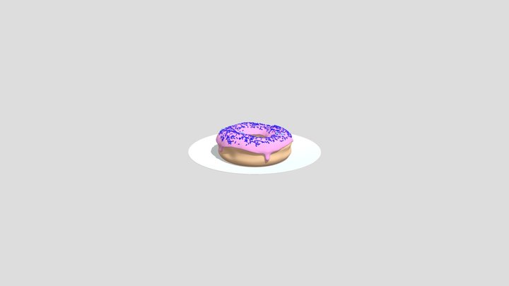 Donut Tutorial 3D Model