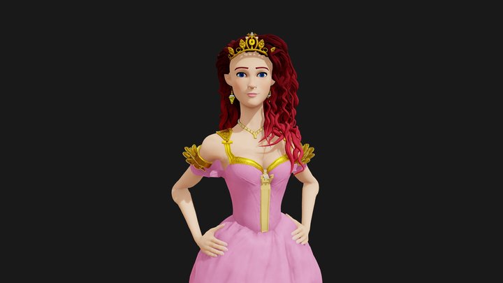Kaeylin - ScrambledNodes New Character! 3D Model