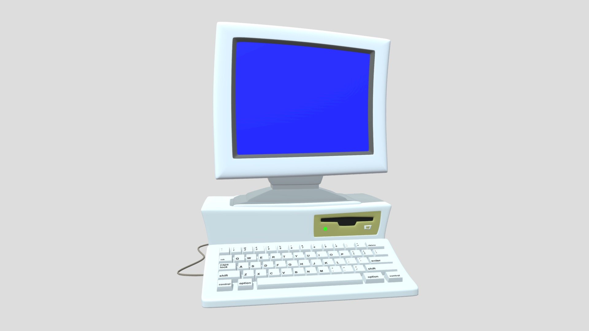 Qwerty the Computer (2000-2004) (Updated) - Download Free 3D model by ...
