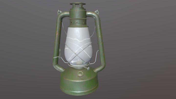 Lamp Old 3D Model