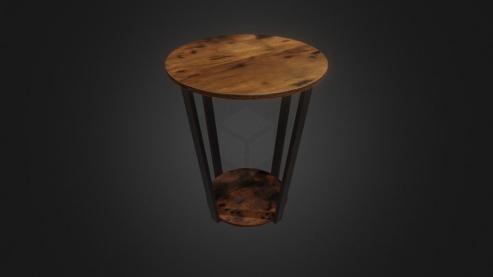 Round Table 3D Model