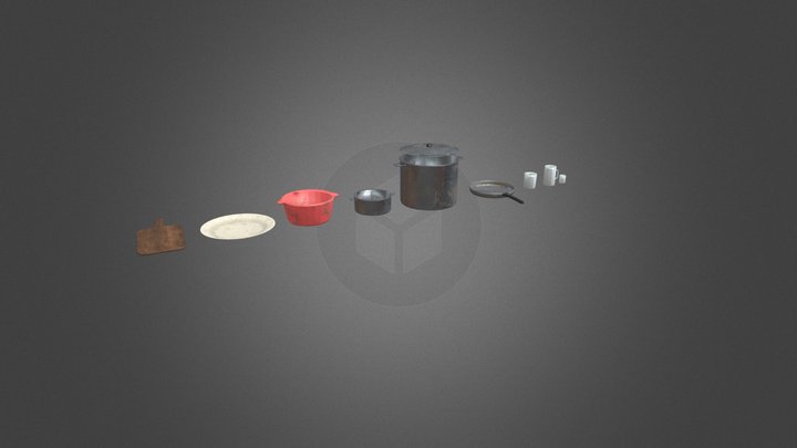 Kitchen Accessories - Game Ready Asset
