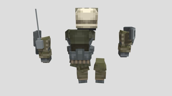 重甲 3D Model