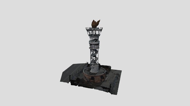 Atlanta's Olympic Torch 3D Model