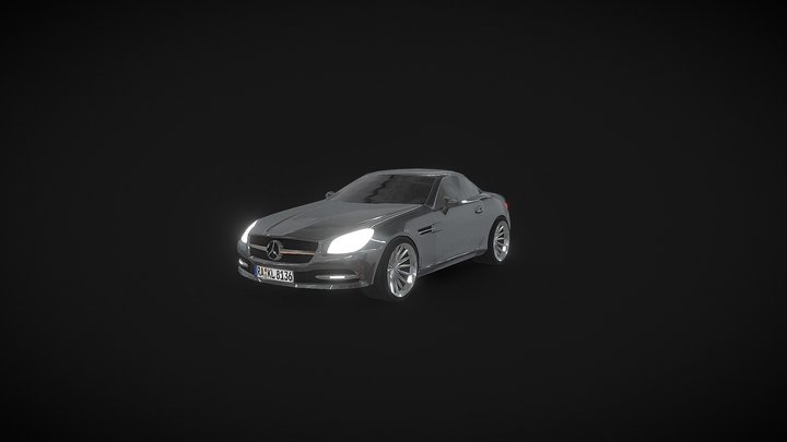 Mercedes SLK 2012 3D Model