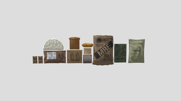 MRE+ACCESSORIES 3D Model