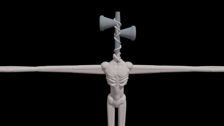 Siren Head 3D Model