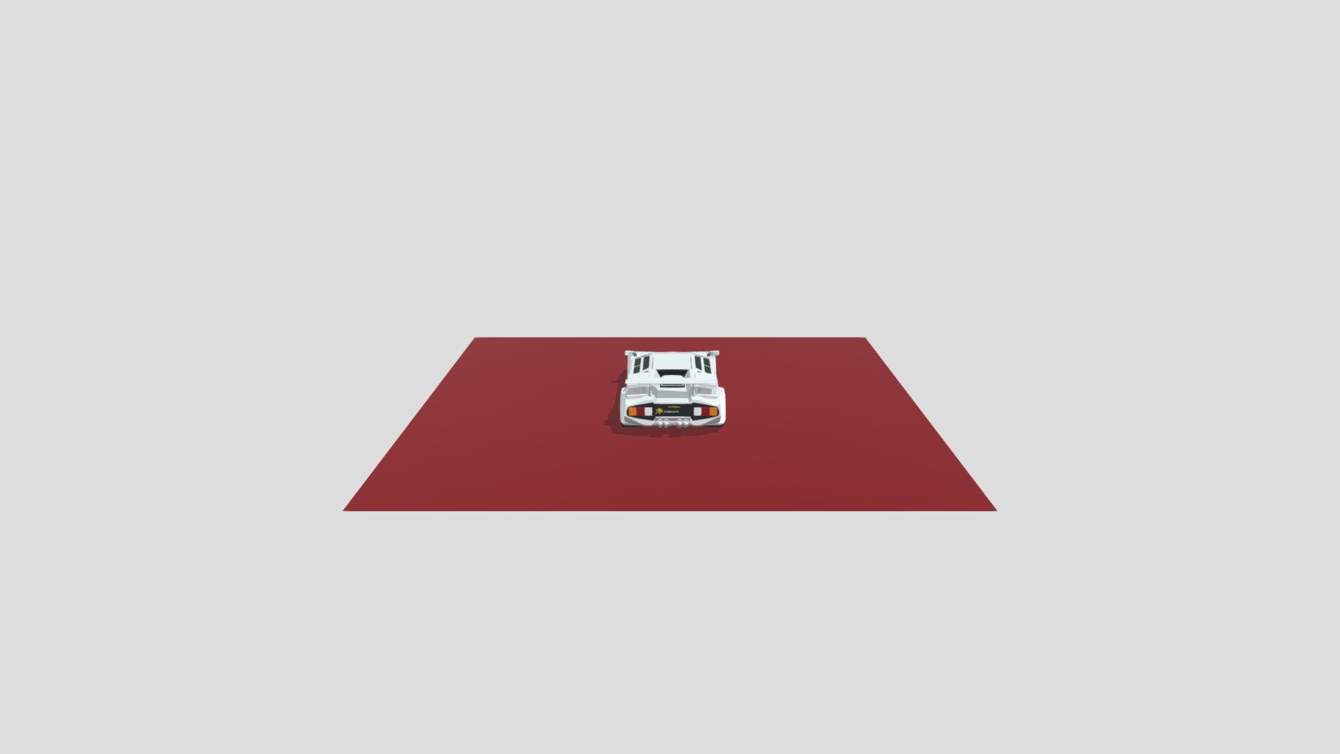 Lamborghini Countach (red Carpet)